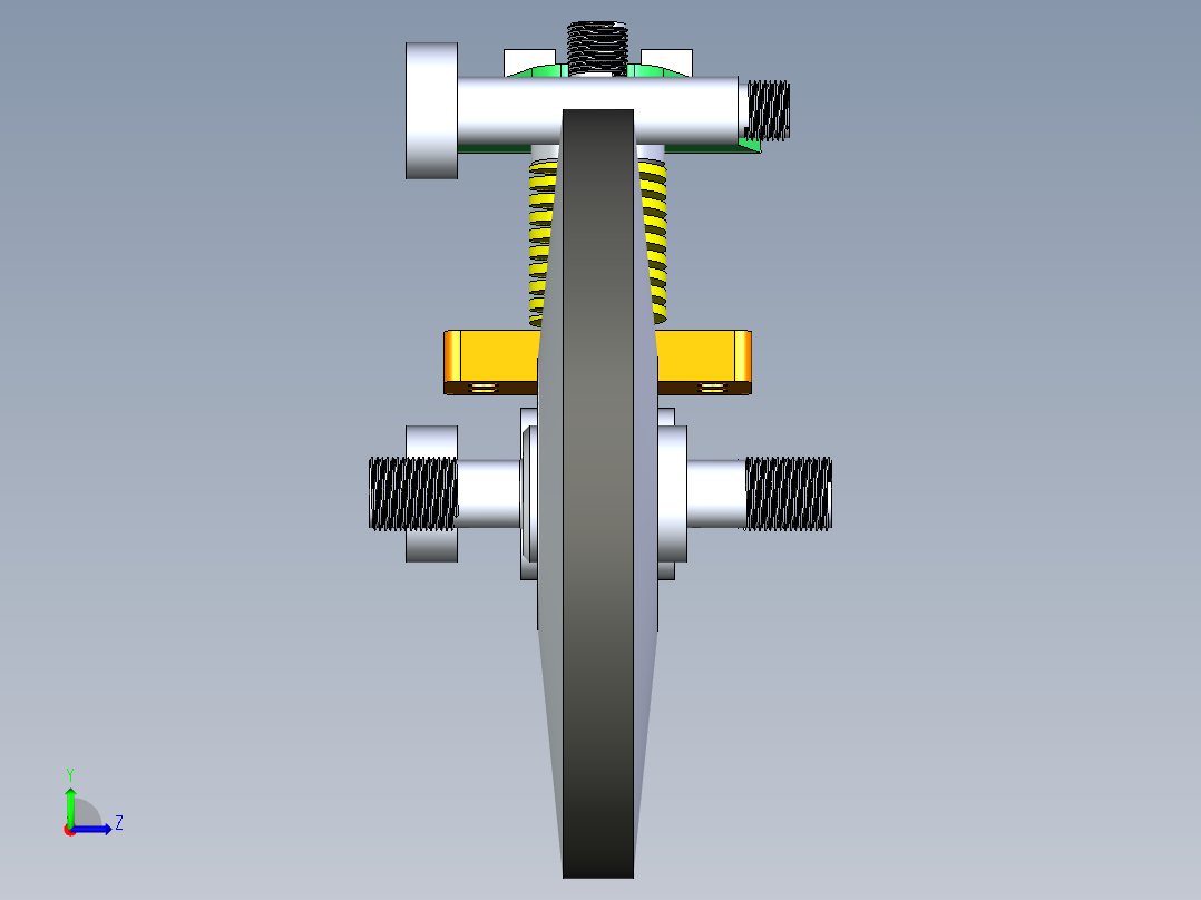 B3004171-液压电梯-升降机左视图