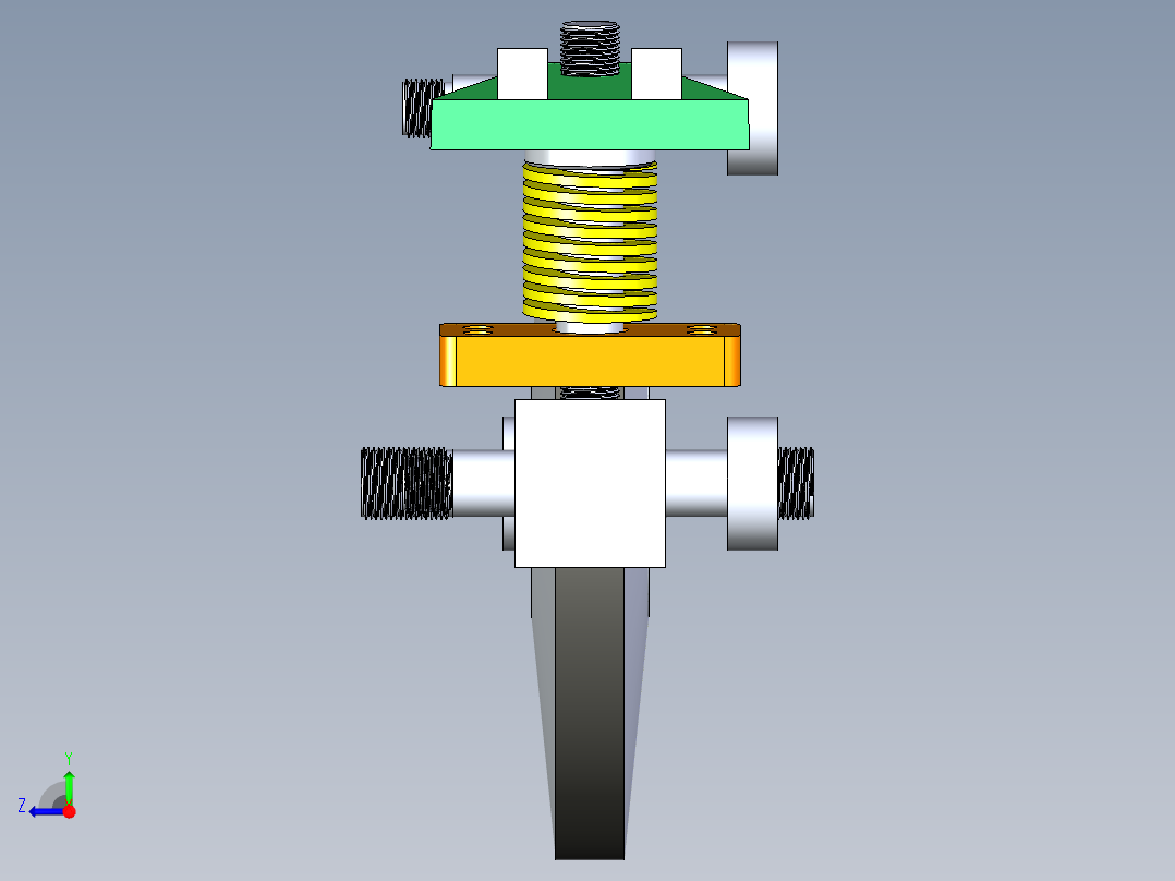 B3004171-液压电梯-升降机右视图
