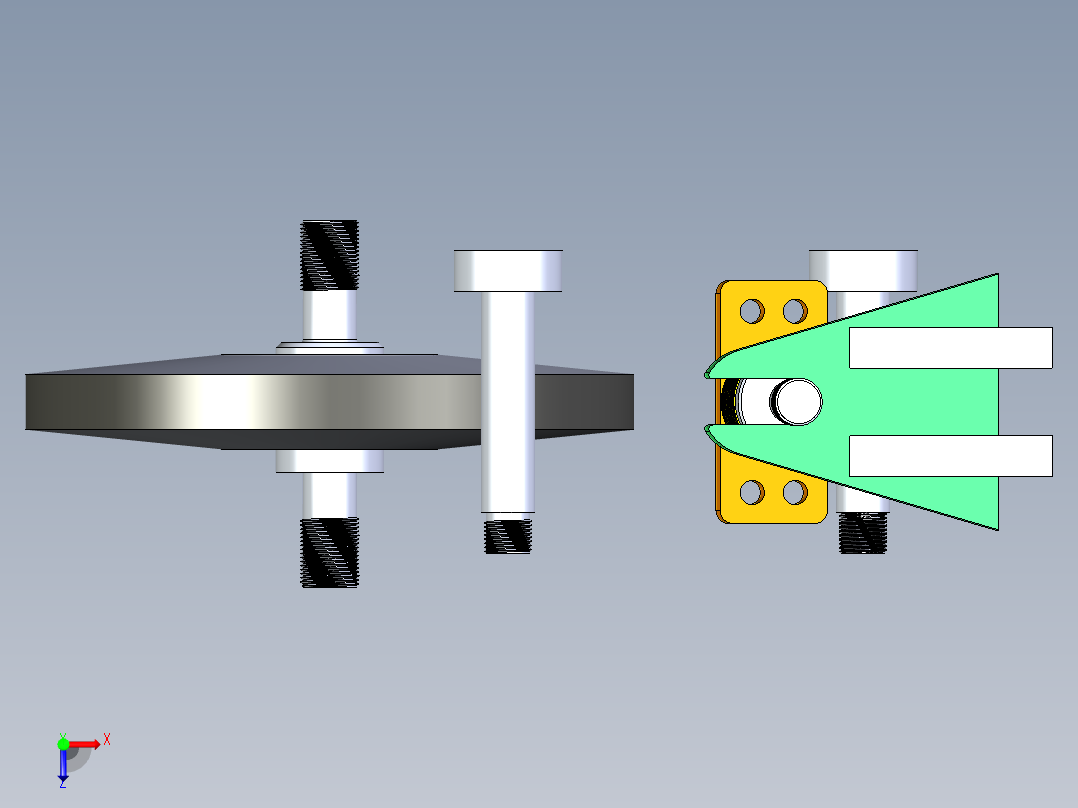 B3004171-液压电梯-升降机俯视图