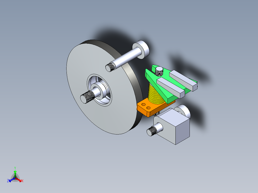 B3004171-液压电梯-升降机正等轴测图