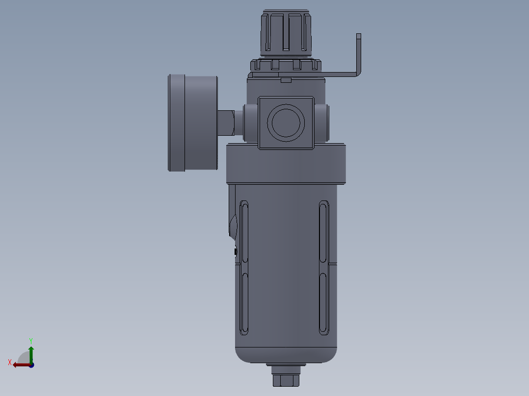 气源处理器BFR2000后视图