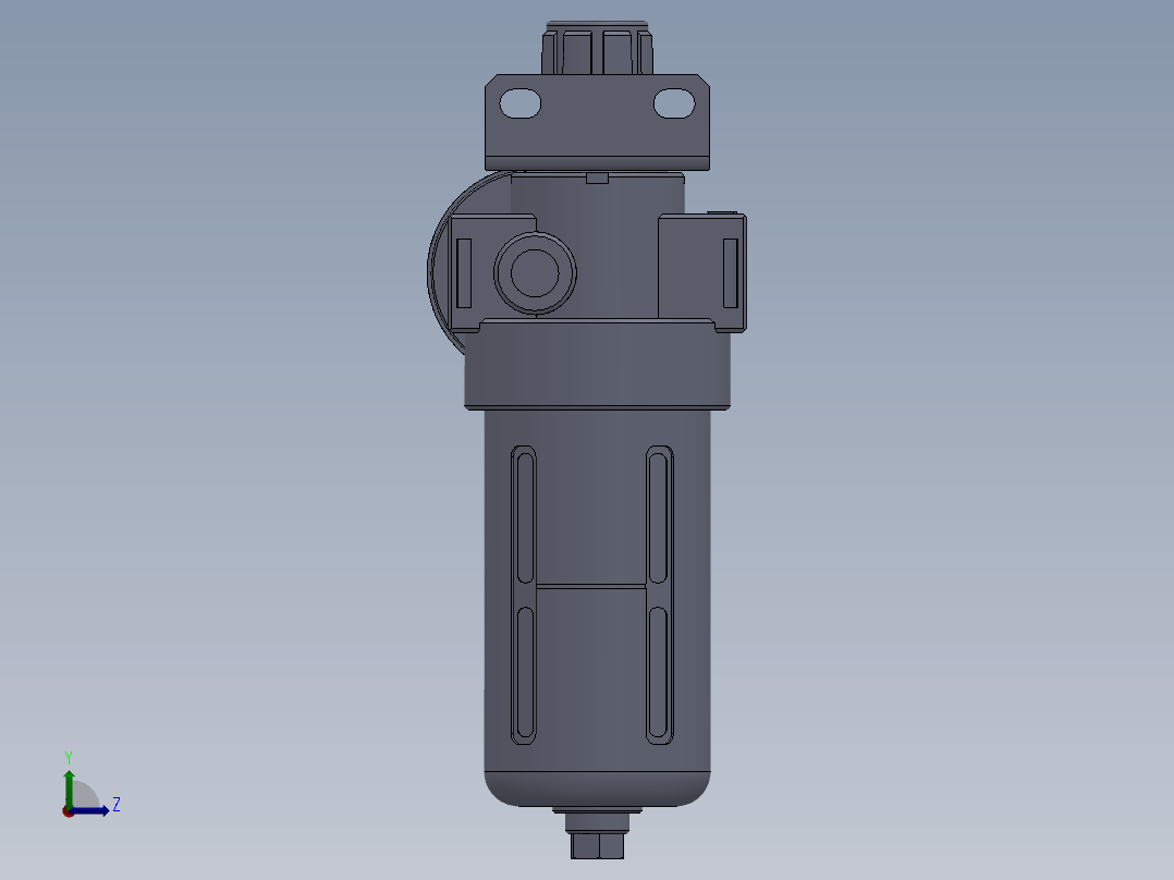 气源处理器BFR2000左视图
