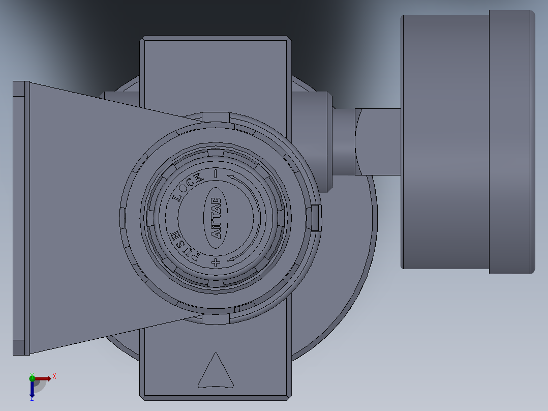 气源处理器BFR2000俯视图