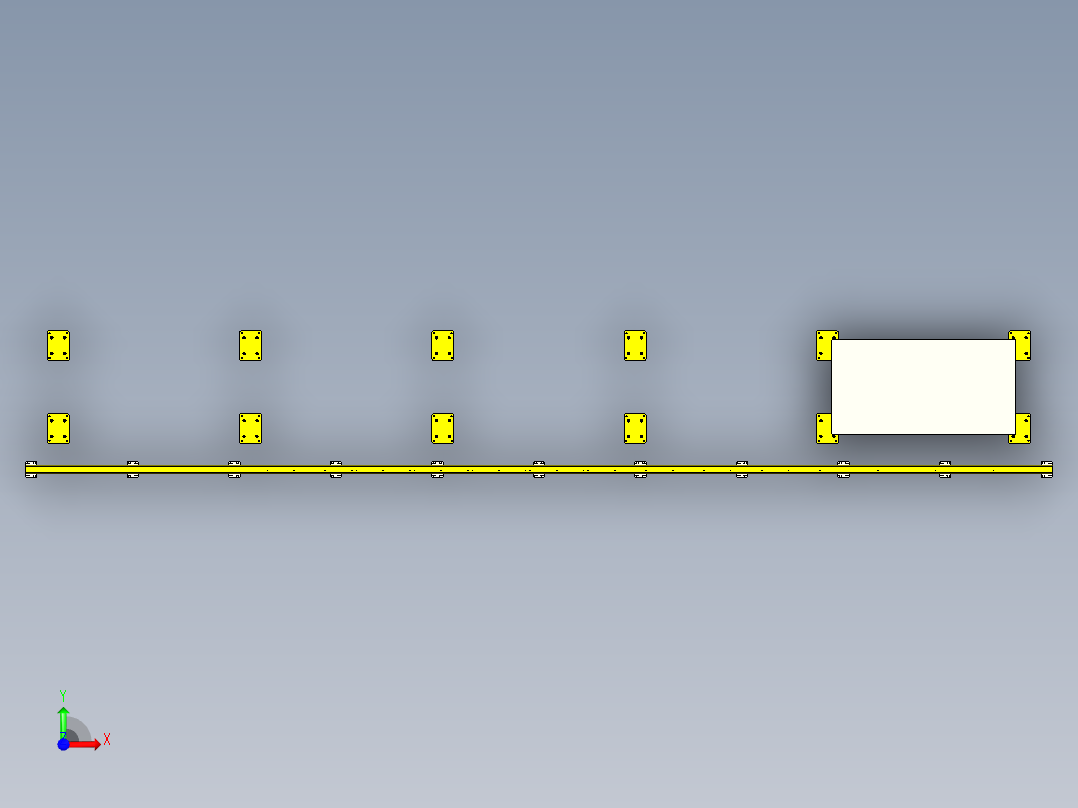 钣金自动仓储前视图