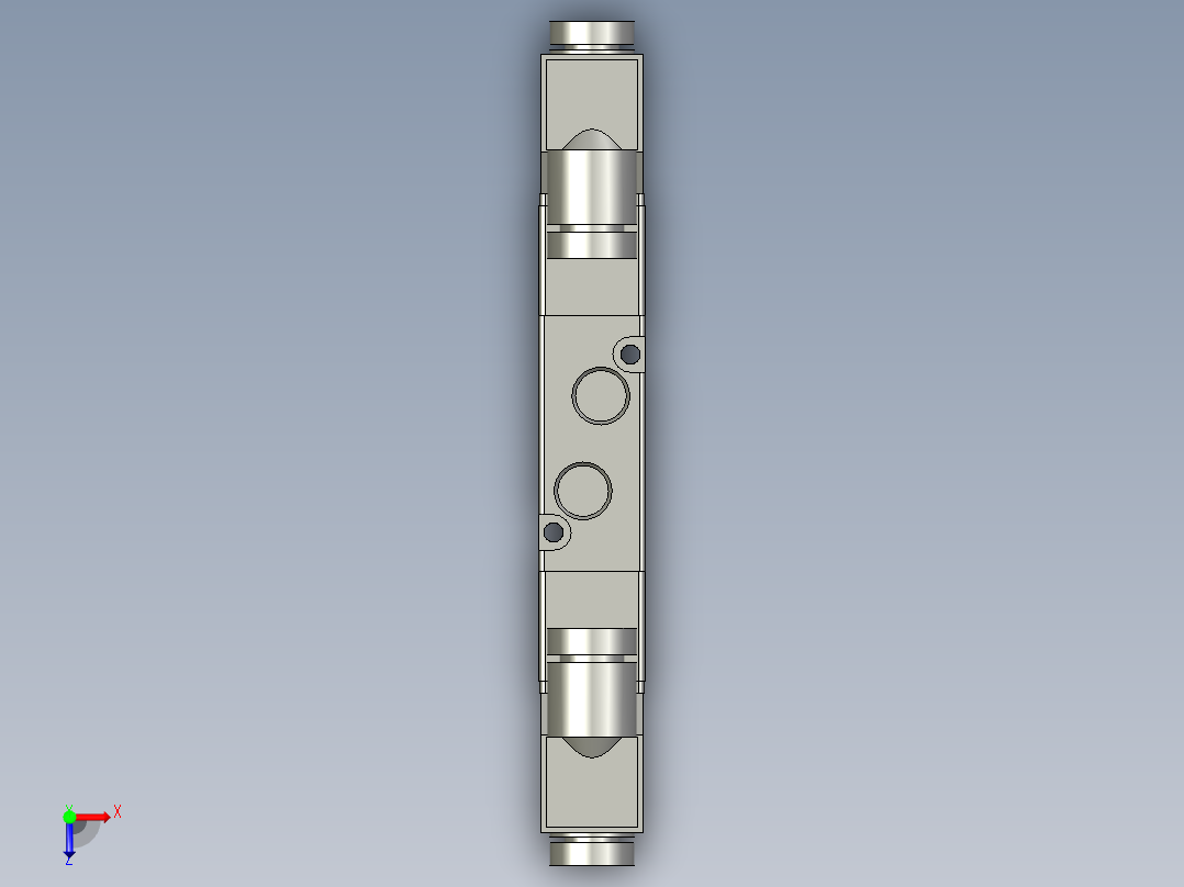_4V120-06电磁换向阀俯视图