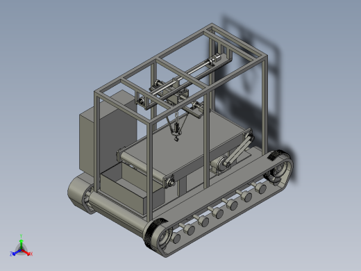 抓取皮带线机器人小车
