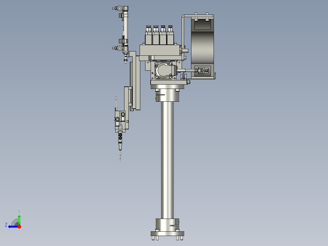 取料模组总装配右视图