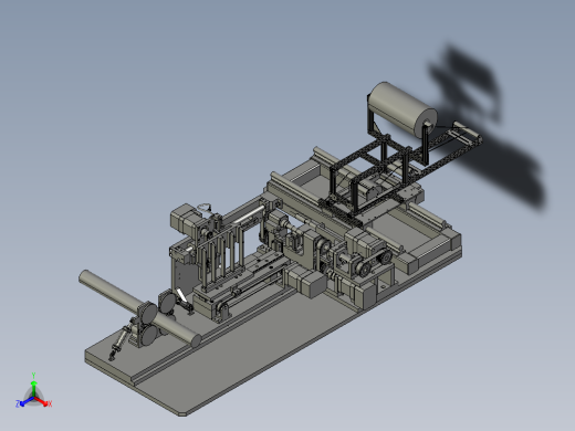 电线生产用铠带缠绕装置
