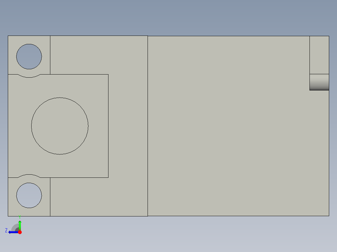 MAC电磁阀24V右视图