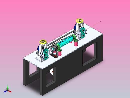 棒料矫直机正等轴测缩略图