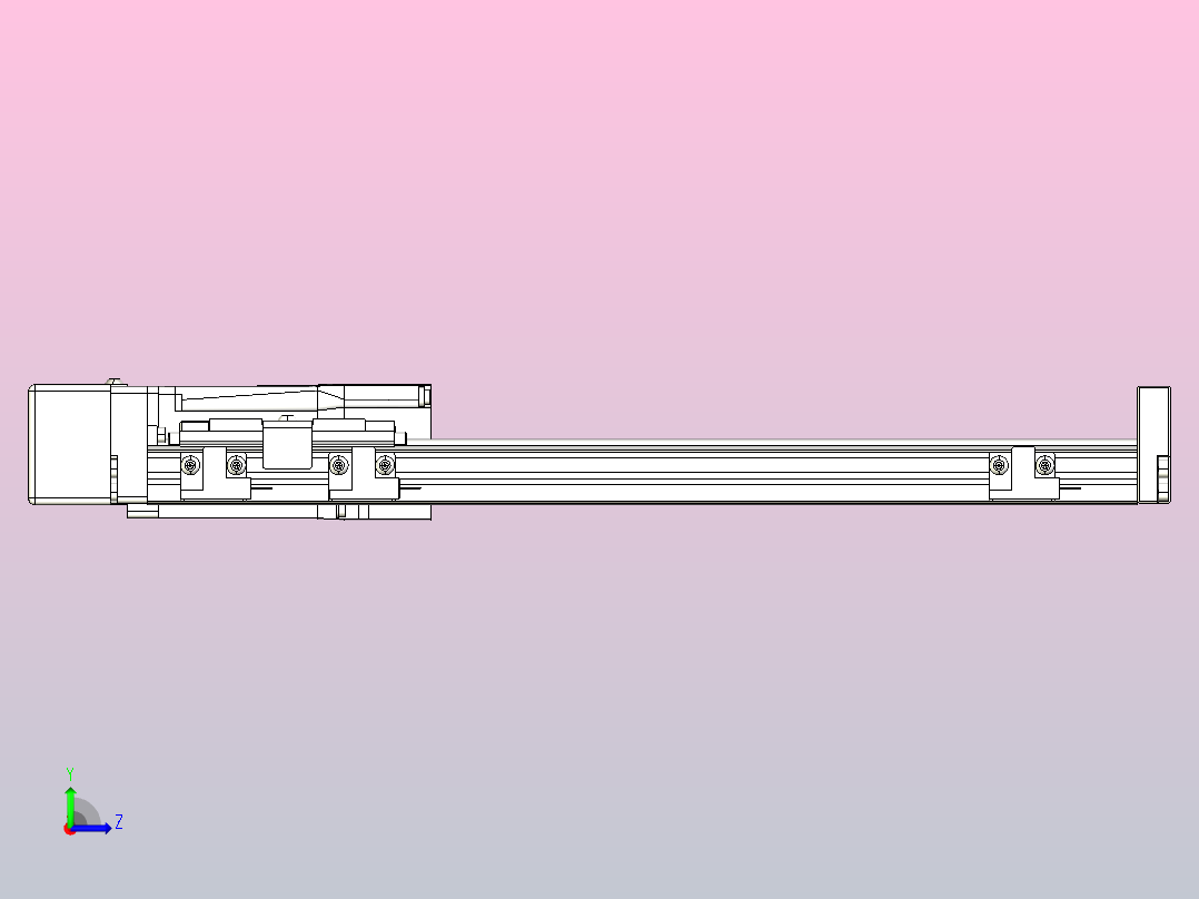 钢基模组TPA-KSR-5002C-300A1-MR-H1S2左视图