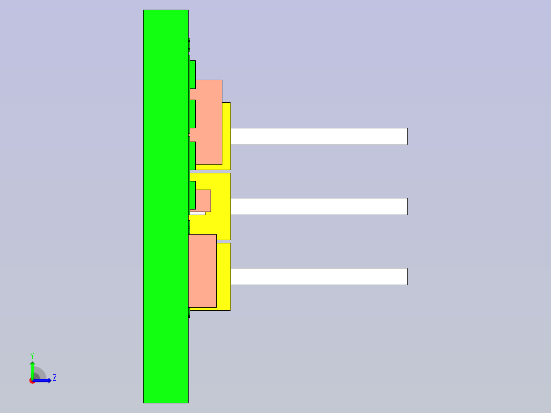 A3001598-TTP223数字电容式触摸传感器左视图