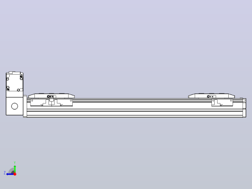 皮带直线轴双滑块型TPA-GCBS-50-P42-L125-LU-M10-N3右视缩略图