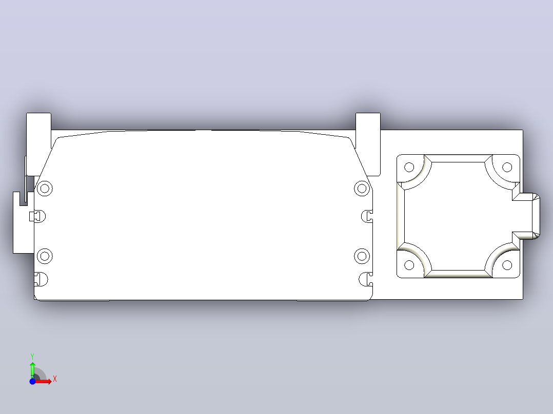 MTH22标准螺杆滑台[MTH22-L#-300-BR-P75-C3]前视图