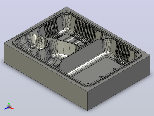 模具真空成型饭盒