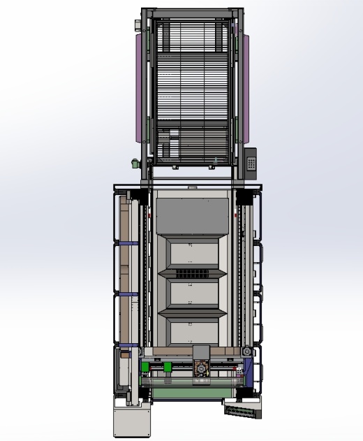 光纤数控激光切割机3D数模图纸 x_t格式缩略图