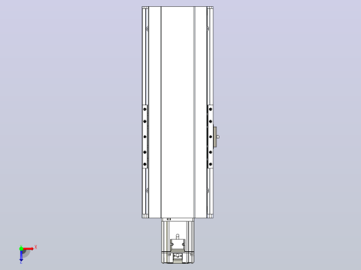 日规模组半封闭丝杆TPA-HNR-175D-2510C-L200-M-C-P75-N3俯视缩略图