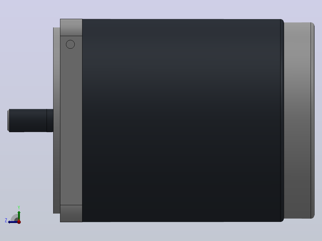 60AC(6W)微型交流（齿轴）基本型减速电机[60YS06WGV11]右视图