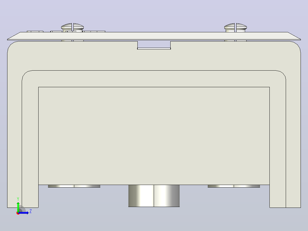 TC-3003接线端子三维模型202409左视图