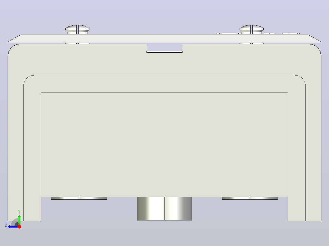 TC-3003接线端子三维模型202409右视图