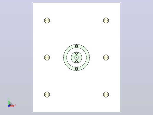 油壶盖注塑模具前视缩略图