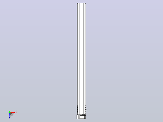 皮带直线轴半封闭可选导轨TPA-HNB-175D-140-L1950-LU-Y-P75-N3俯视缩略图