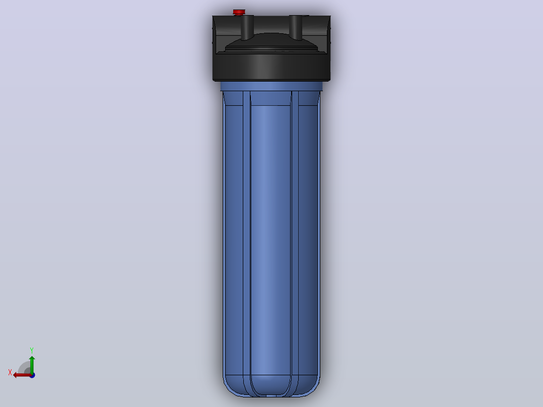 过滤器外壳后视图