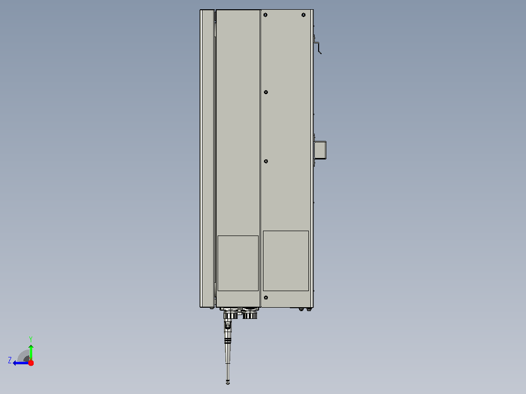 AC-DC壁挂式逆变器右视图