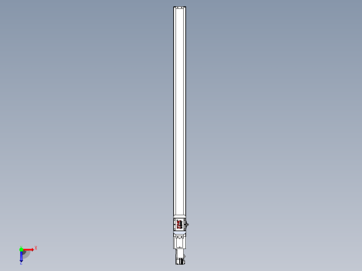 滚珠丝杠直线轴带导轨全封闭TPA-HCR-65S-1610C-L1050-M-Y-P10-N3俯视缩略图