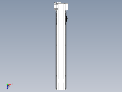 皮带直线轴半封闭可选导轨TPA-HNB-105D-90-L550-LP-C-P20-N3俯视缩略图
