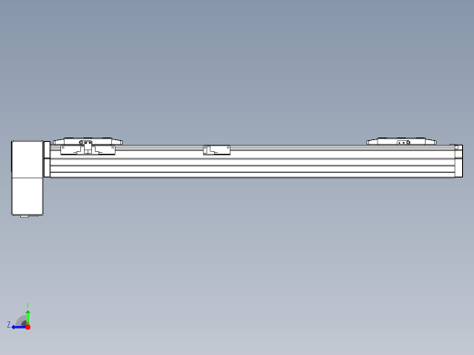 皮带直线轴双滑块型TPA-GCBS-80-P60-L225-RP-M20-N3右视缩略图