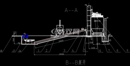 30吨铸造砂处理方案（粘土砂生产线工艺布置图）缩略图