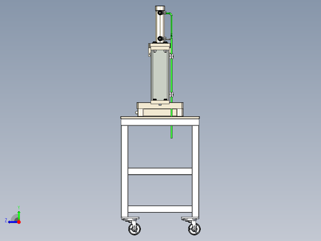 激光打印机右视图