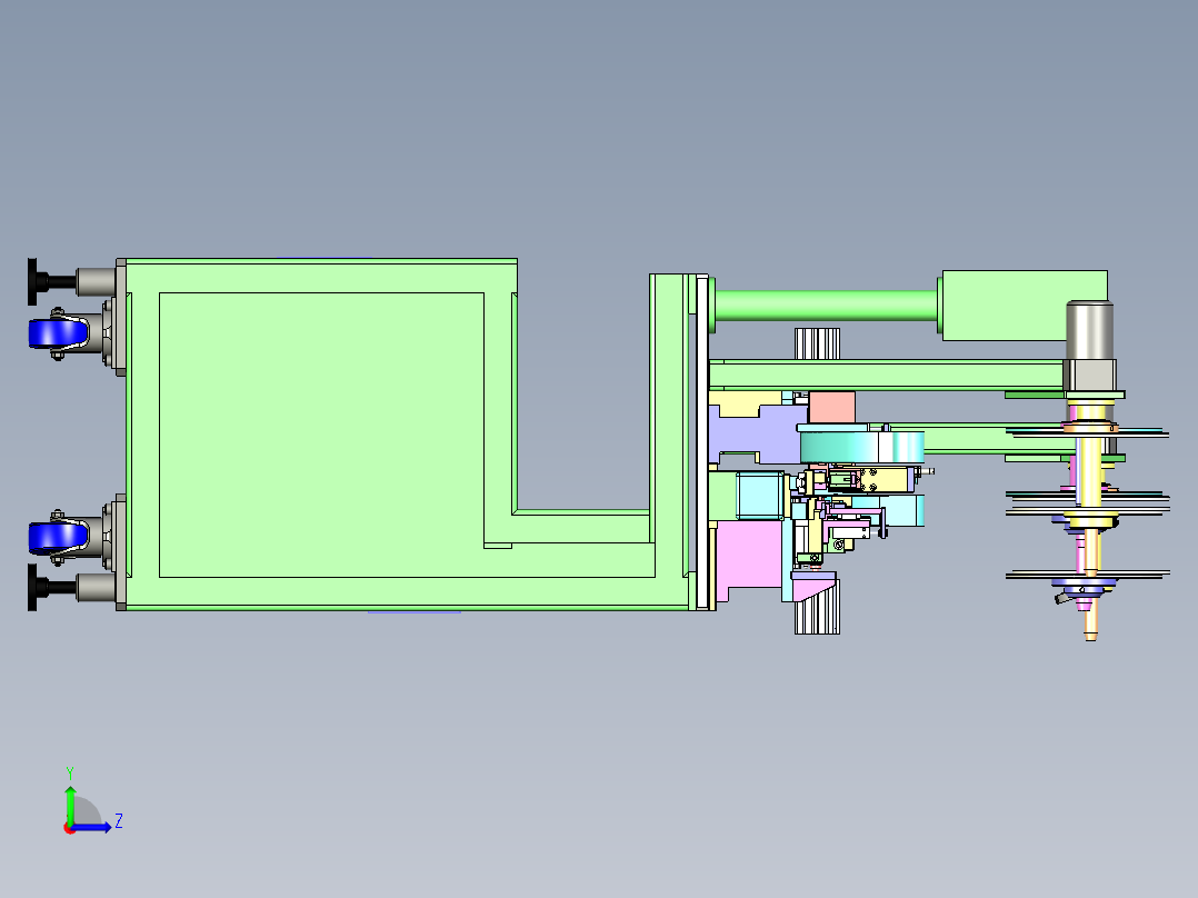 11_自动插针裁切机左视图