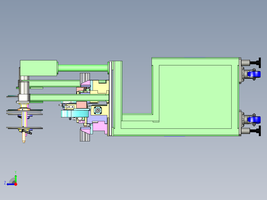 11_自动插针裁切机右视图