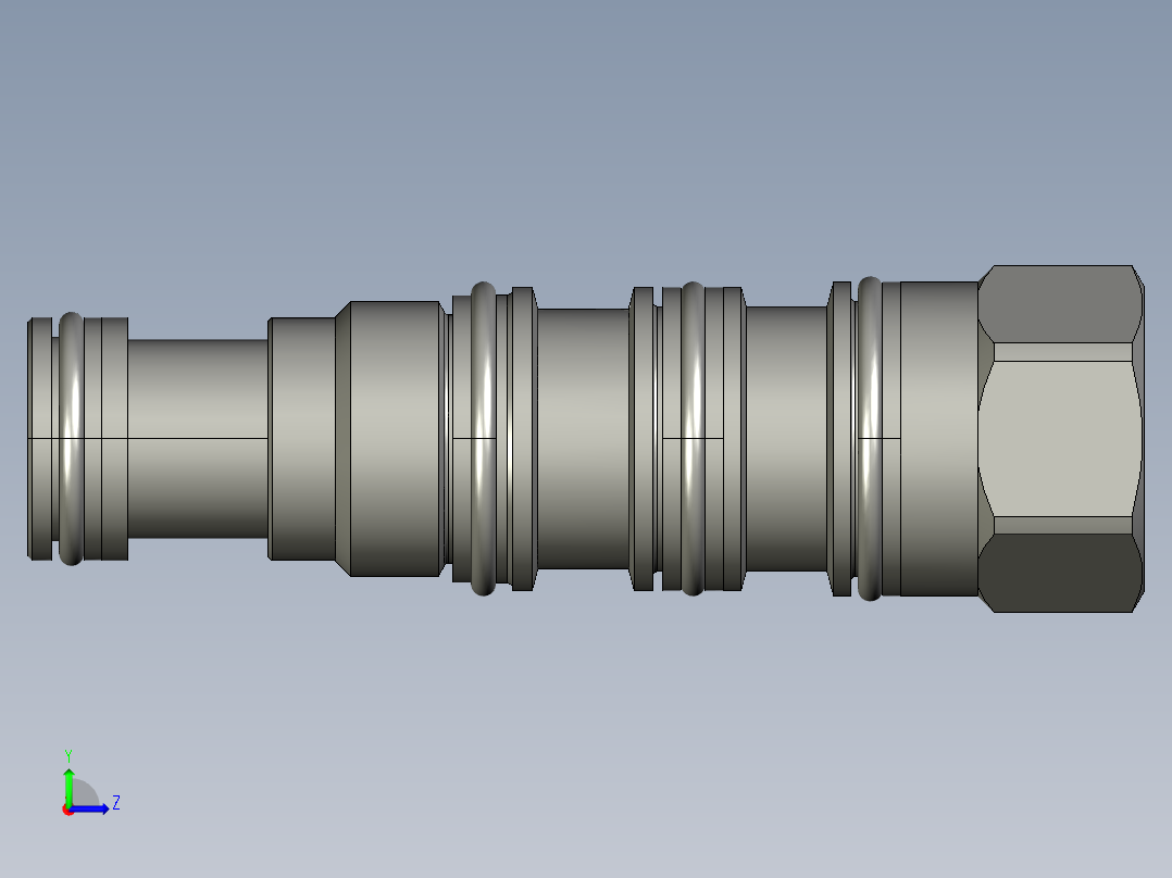 插装阀-DKDR8HN左视图