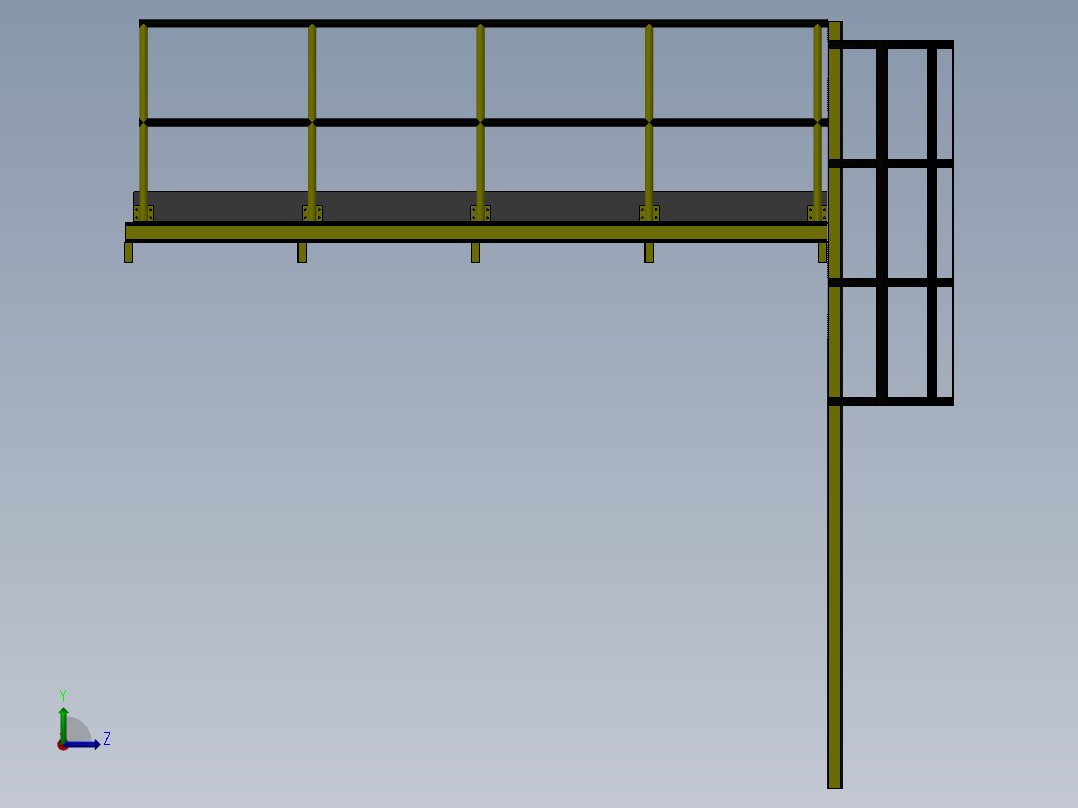 卧式储罐SW2011左视图