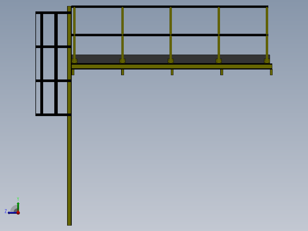 卧式储罐SW2011右视图