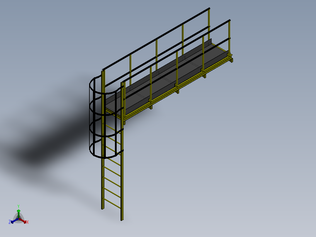 卧式储罐SW2011正等轴测图