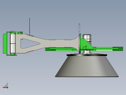叉车小型装载机除草刷后视缩略图
