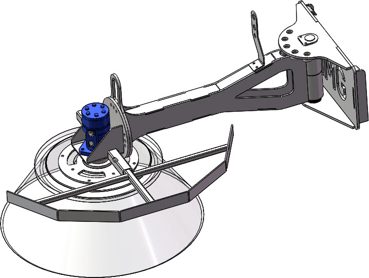 叉车小型装载机除草刷