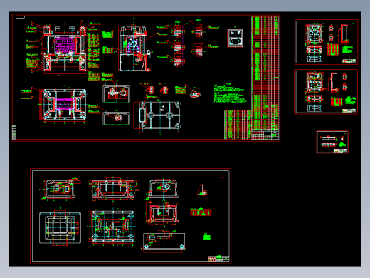 齿飞面双卧多轴夹具设计