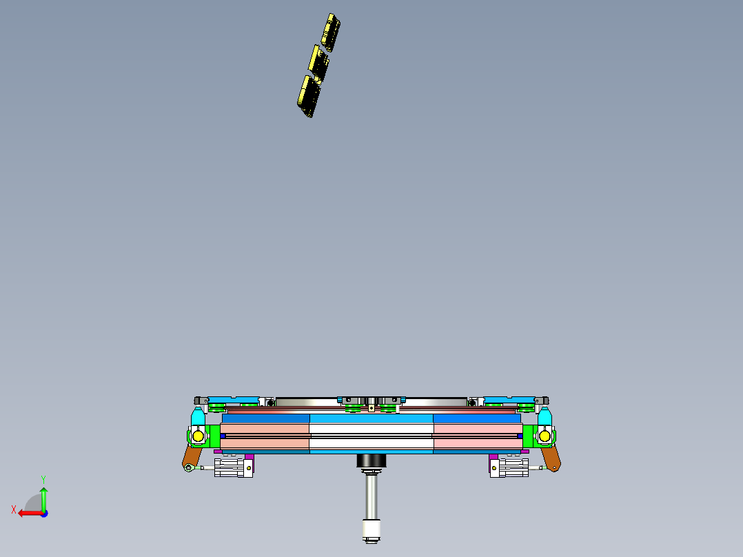 B13_高速环形输送线后视图