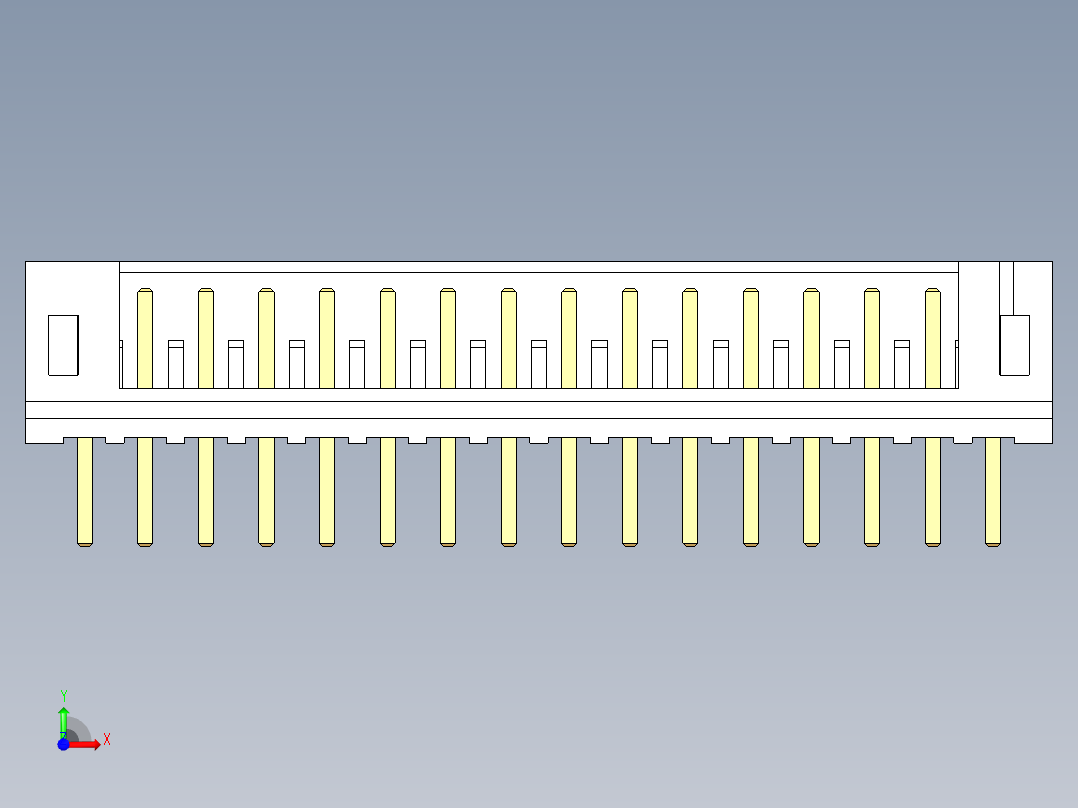 JST-B16B-PH-K-S前视图