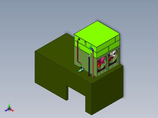 工业冷水机组工厂冷却装置