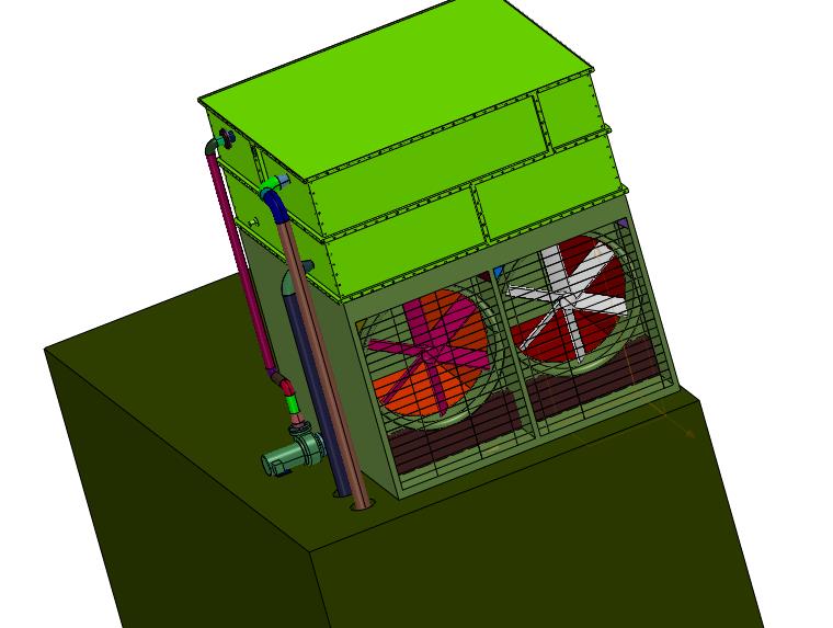 工业冷水机组工厂冷却装置