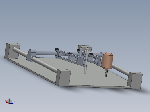 仿形铣床设计模型