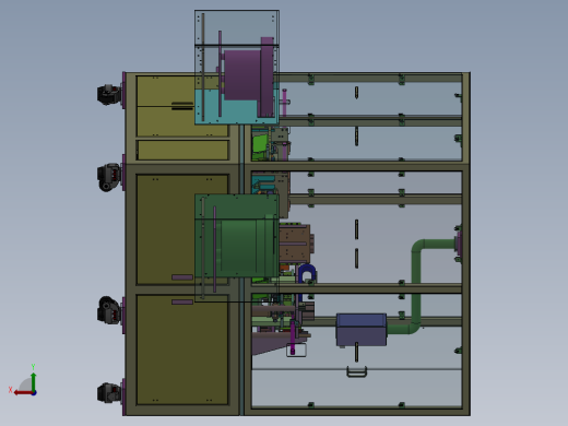 29气缸侧向双夹紧机构后视缩略图