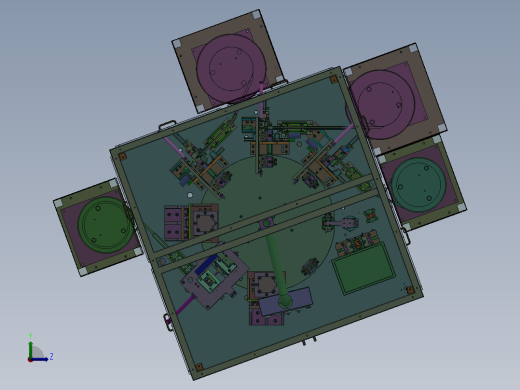 29气缸侧向双夹紧机构左视缩略图