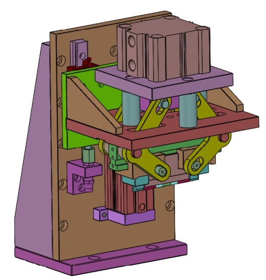 29气缸侧向双夹紧机构缩略图